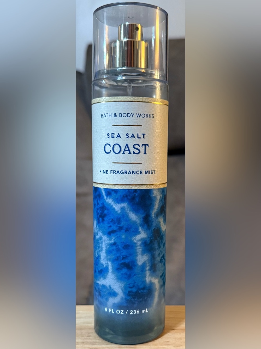 Bath & Body Works Sea Salt Coast Fine Fragrance Mist - Blue & Gold Accents